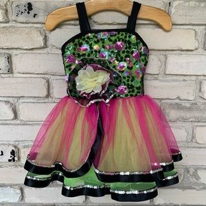 Curtain Call kid costumes leotard /tutu sleeveless dress